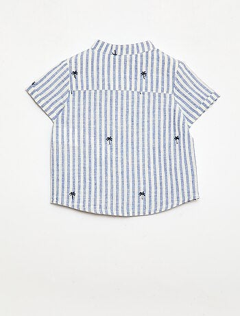 Gestreept 2-delig set - overhemd + short