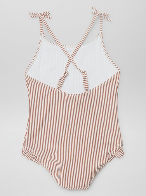 Gestreept badpak - 1-delig - Kiabi