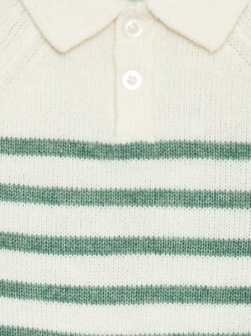 Gestreept gebreide trui - Kiabi