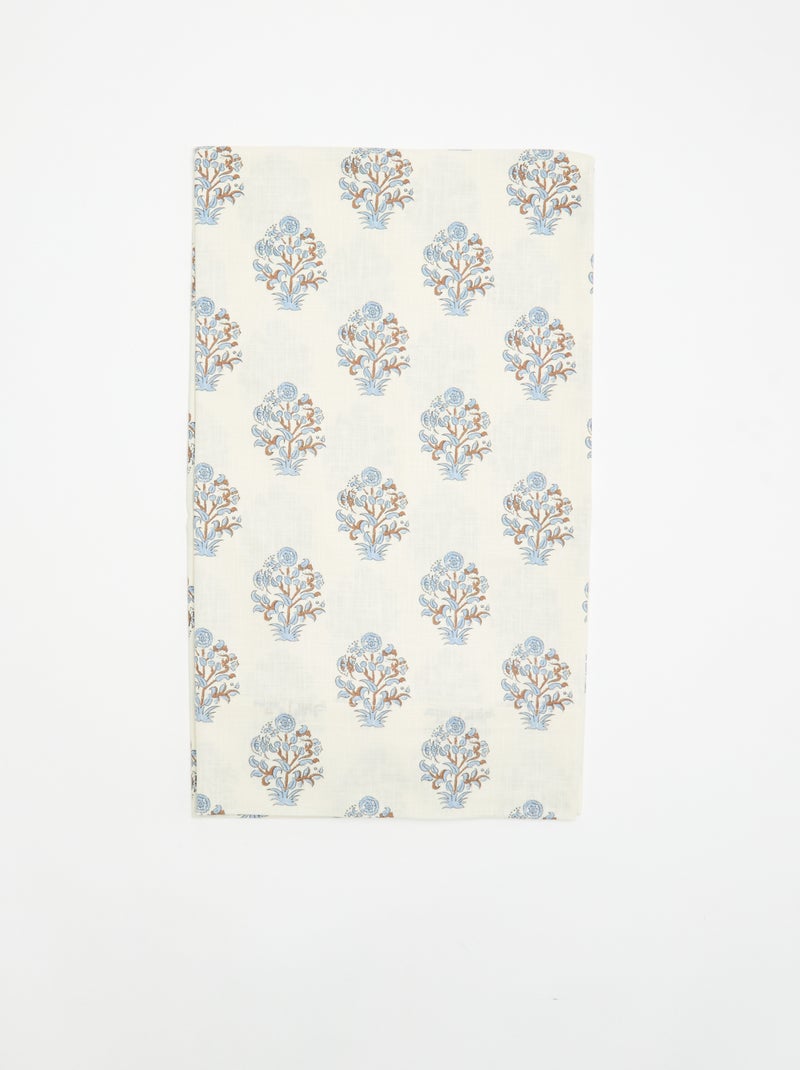 Gestreept gordijn - Kiabi Home Blauw - Kiabi