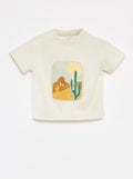 Gestreept jersey T-shirt met korte mouwen WIT - Kiabi