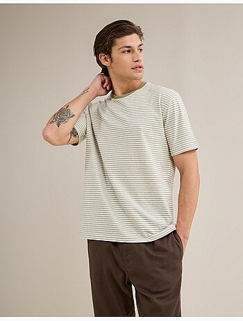 Gestreept Jersey T-shirt, MO Fashion