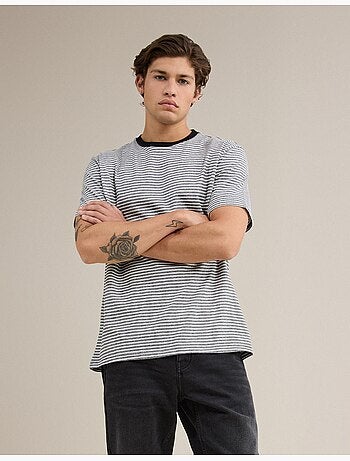 Gestreept Jersey T-shirt, MO Fashion