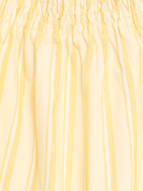 Gestreept jurkje met bandjes - Kiabi