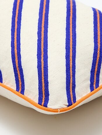 Gestreept kussenhoes (30x50 cm) - Kiabi Home
