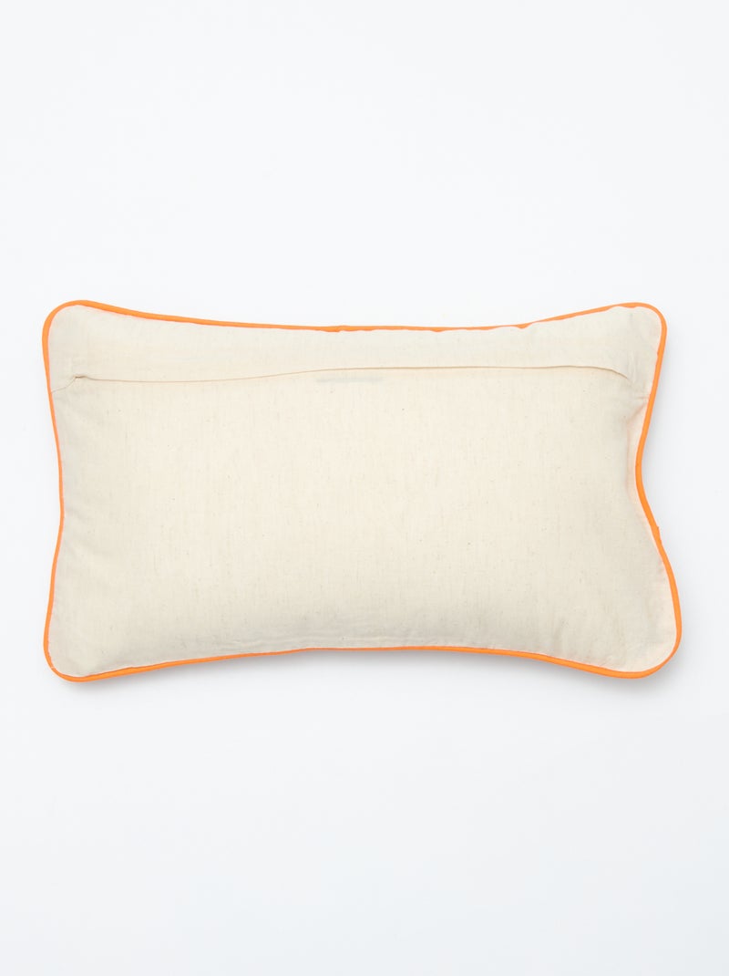 Gestreept kussenhoes (30x50 cm) - Kiabi Home Blauw - Kiabi