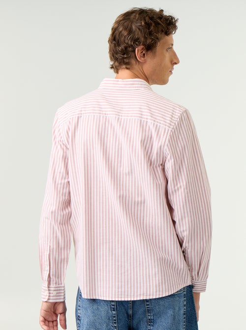 Gestreept overhemd met button-down kraag - Kiabi