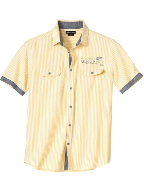 Gestreept overhemd Sunny - ATLAS FOR MEN - Kiabi Gestreept overhemd Sunny - ATLAS FOR MEN - Kiabi