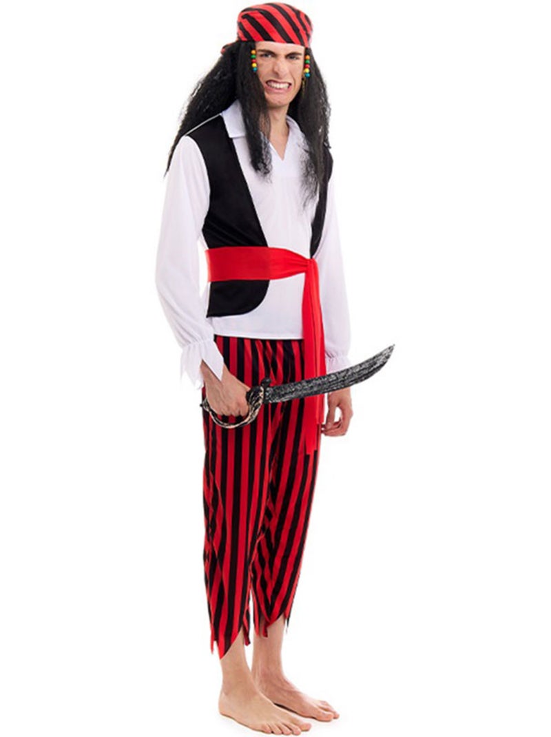 Gestreept piratenkostuum Multicolor - Kiabi