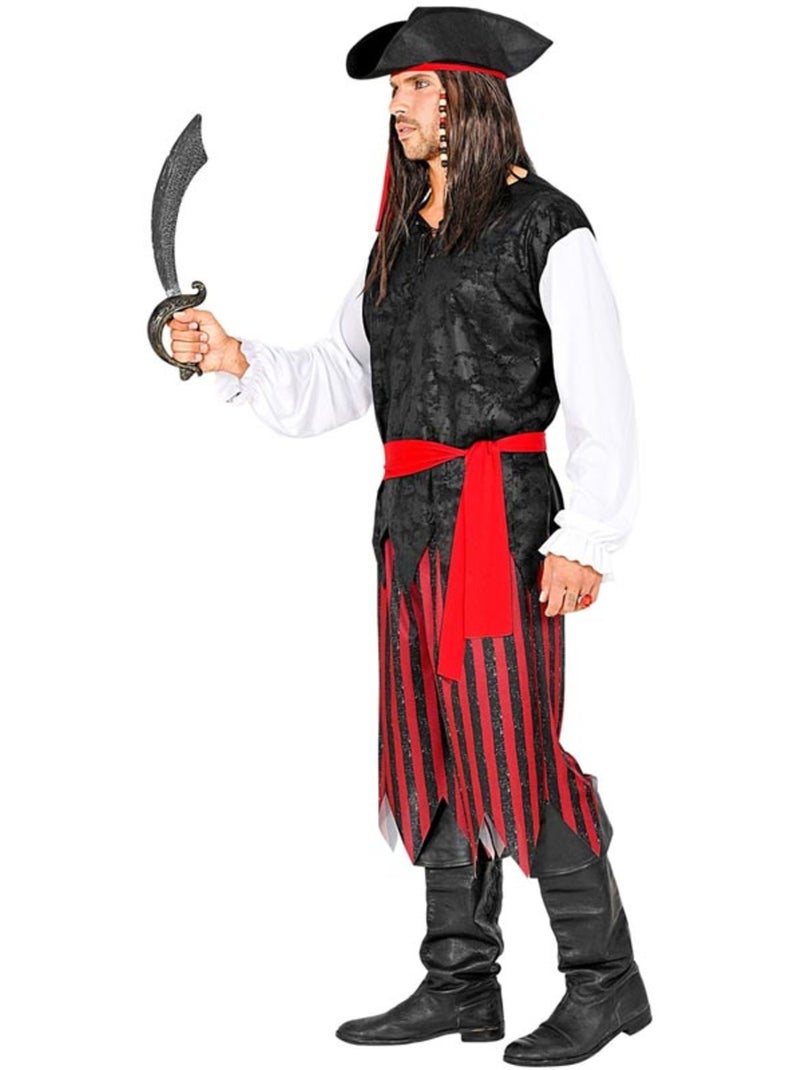 Gestreept piratenkostuum uit de Caraïben Multicolor - Kiabi