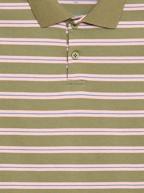 Gestreept poloshirt met korte mouwen - Kiabi