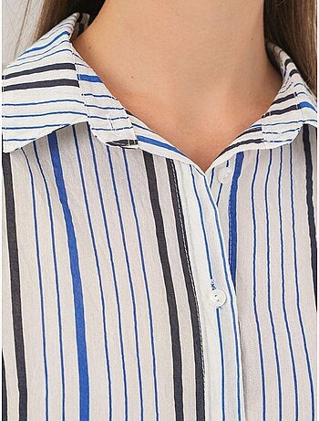 Gestreept poplin overhemd bdart
