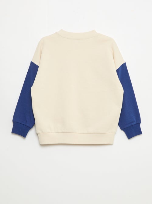 Gestreept sweatshirt met ronde hals - Kiabi