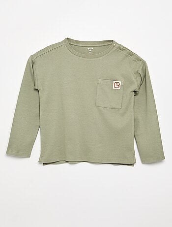 Gestreept T-shirt - gemakkelijk aan te trekken collectie