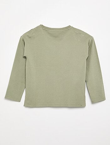 Gestreept T-shirt - gemakkelijk aan te trekken collectie