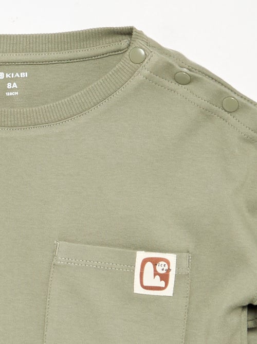 Gestreept T-shirt - gemakkelijk aan te trekken collectie - Kiabi