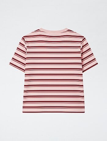 Gestreept T-shirt met 'Hello Kitty'-patch