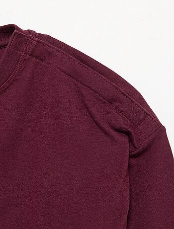 Gestreept T-shirt met klittenbandsluiting op de schouder - makkelijk aan te trekken collectie