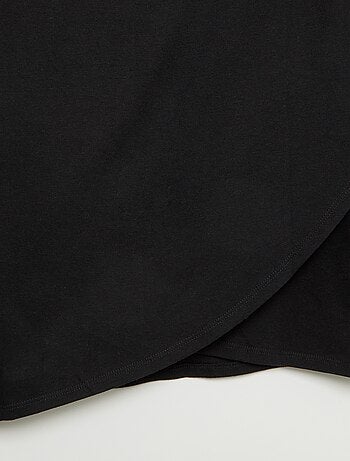 Gestreept T-shirt met klittenbandsluiting op de schouder - makkelijk aan te trekken collectie