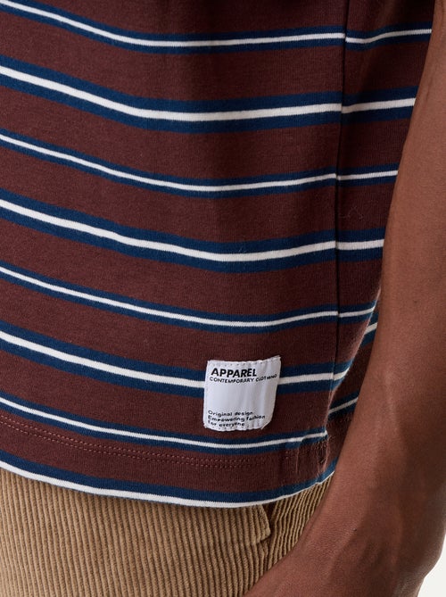 Gestreept T-shirt met korte mouwen - Kiabi