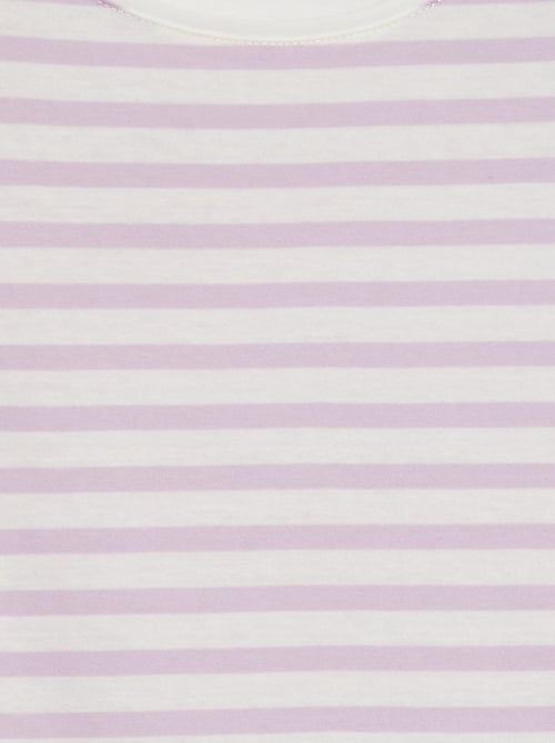 Gestreept T-shirt met korte mouwen - Kiabi