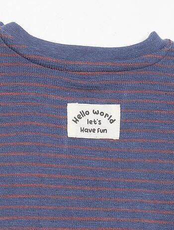 Gestreept T-shirt met lange mouwen