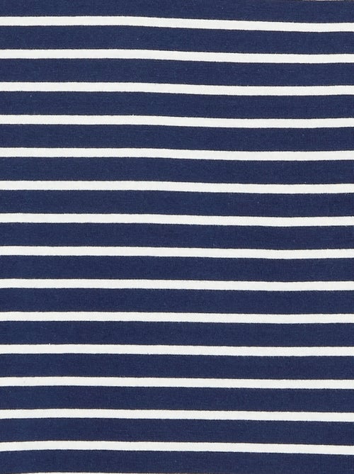 Gestreept T-shirt met lange mouwen - Kiabi