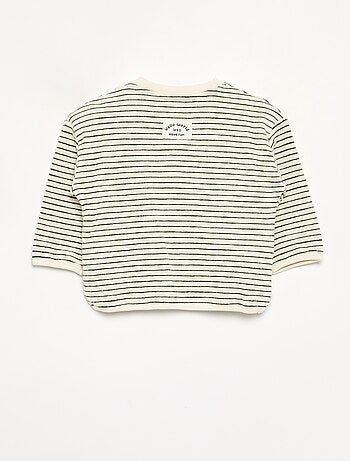 Gestreept T-shirt met lange mouwen