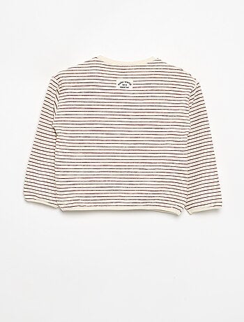 Gestreept T-shirt met lange mouwen