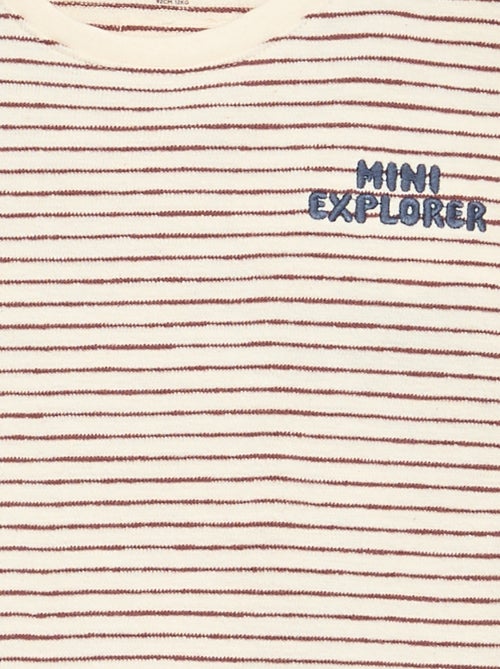 Gestreept T-shirt met lange mouwen - Kiabi Gestreept T-shirt met lange mouwen - Kiabi