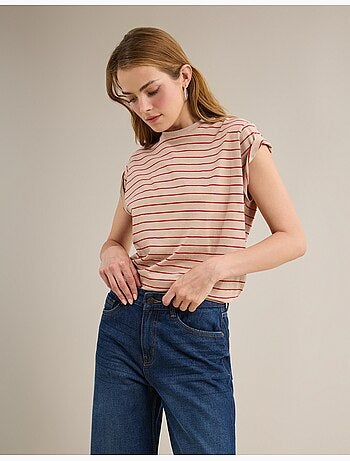 Gestreept T-shirt, MO Fashion