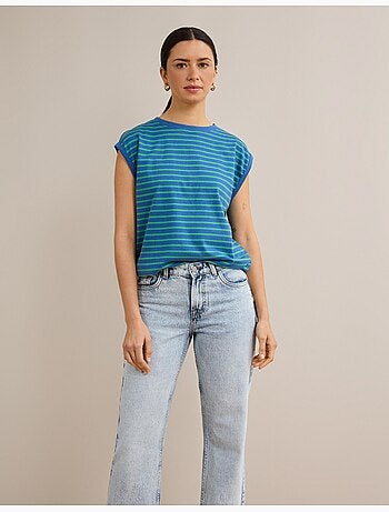 Gestreept T-shirt, MO Fashion