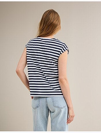 Gestreept T-shirt, MO Fashion