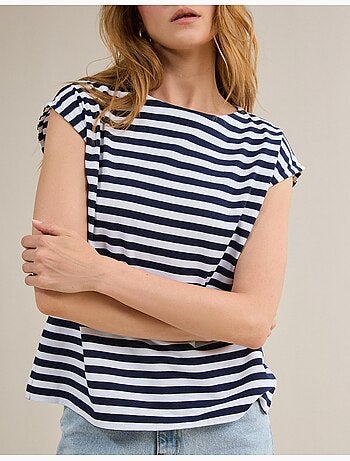 Gestreept T-shirt, MO Fashion