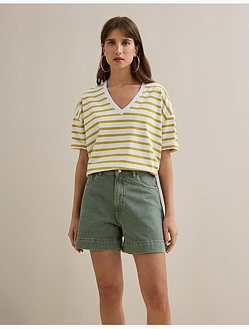 Gestreept T-shirt, MO Fashion