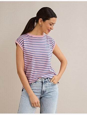 Gestreept T-shirt, MO Fashion