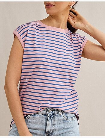 Gestreept T-shirt, MO Fashion