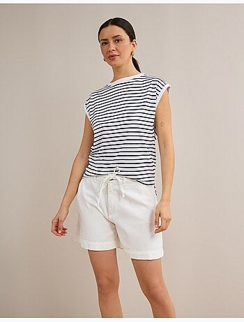 Gestreept T-shirt, MO Fashion