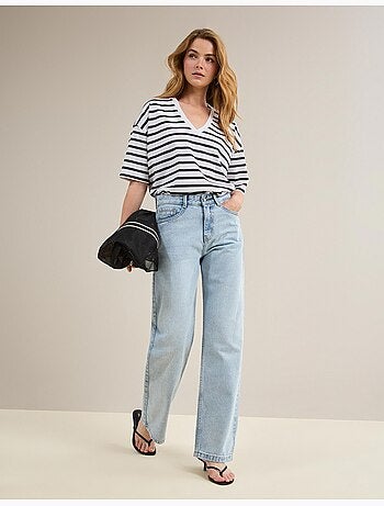 Gestreept T-shirt, MO Fashion