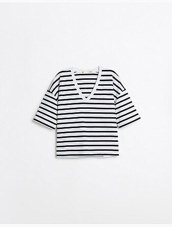 Gestreept T-shirt, MO Fashion