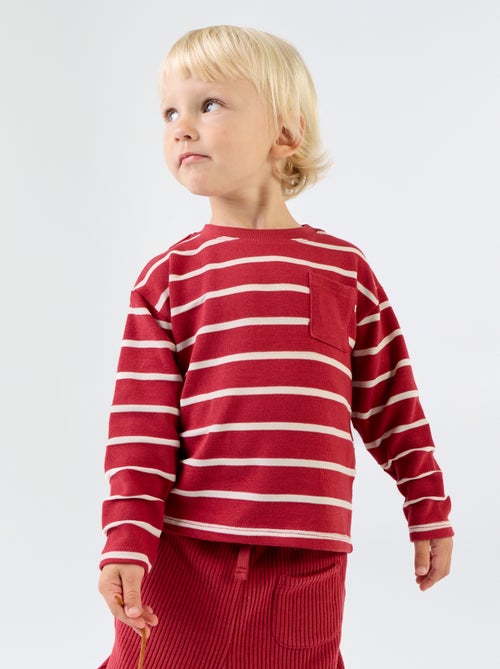 Gestreept T-shirt van jerseytricot - Kiabi