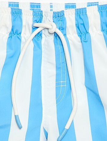 Bedrukte zwembermuda met all-over 'zee'-print