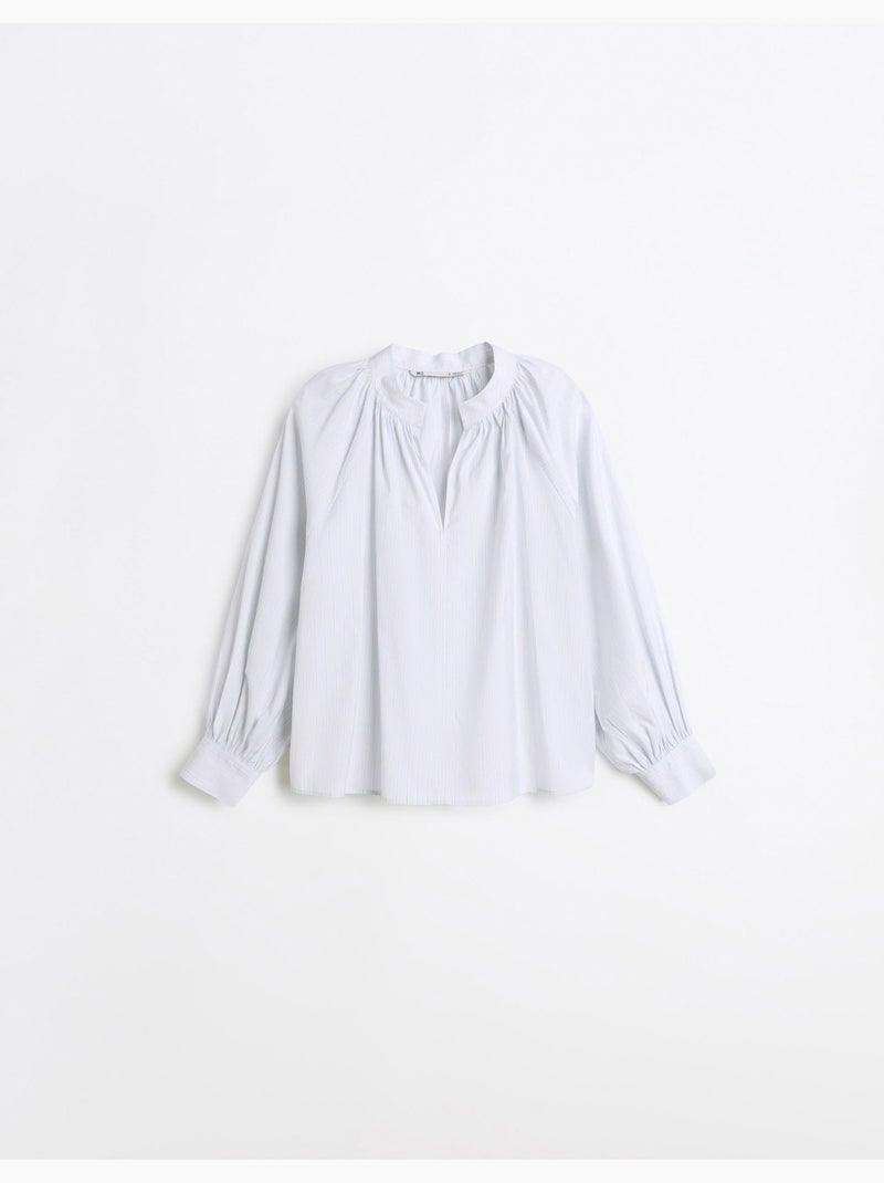Gestreepte blouse, mo fashion Blauw - Kiabi
