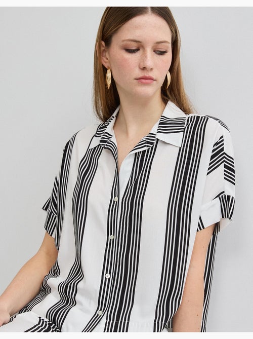 Gestreepte blouse, MO Fashion - Kiabi Gestreepte blouse, MO Fashion - Kiabi