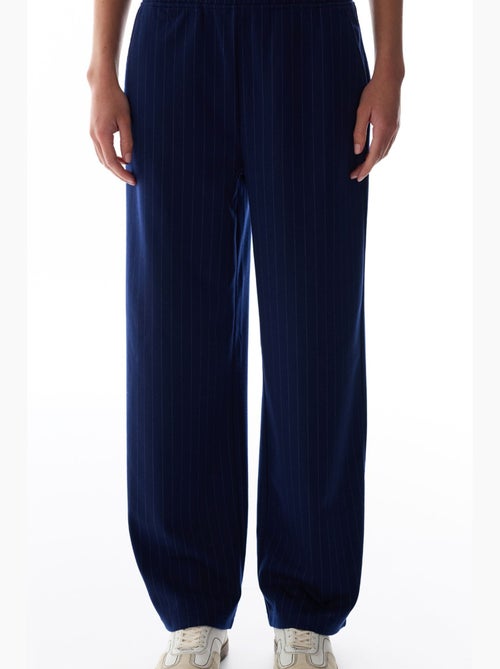 Gestreepte broek met hoge taille penti - Kiabi Gestreepte broek met hoge taille penti - Kiabi