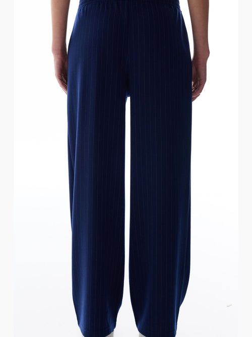 Gestreepte broek met hoge taille penti - Kiabi Gestreepte broek met hoge taille penti - Kiabi