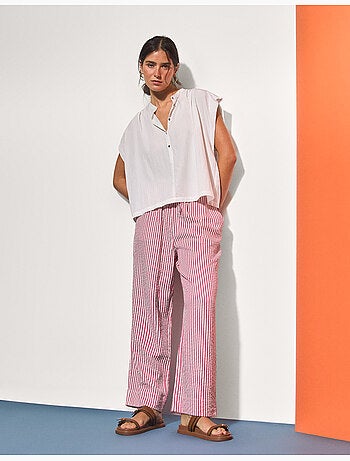 Gestreepte broek, MO Fashion