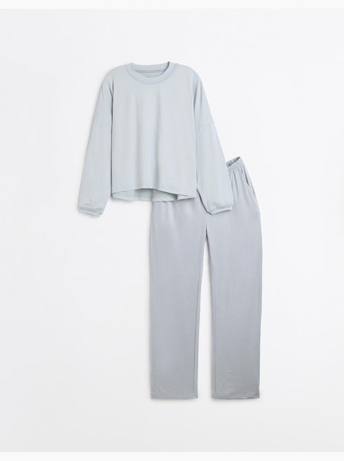 Gestreepte gebreide pyjama's, mo fashion - Kiabi
