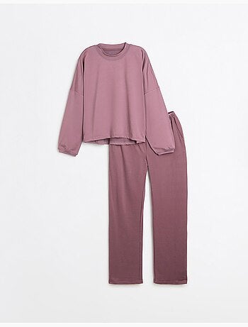 Gestreepte gebreide pyjama's, mo fashion