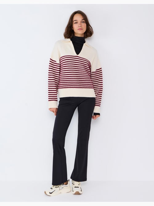 Gestreepte gebreide trui, mo fashion - Kiabi